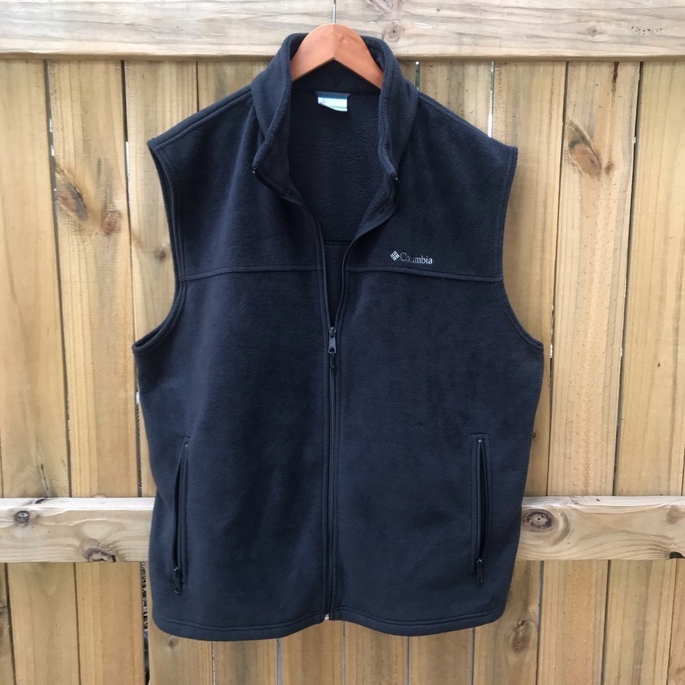 COLUMBIA / Men's Fleece Zipper Vest Size XXL